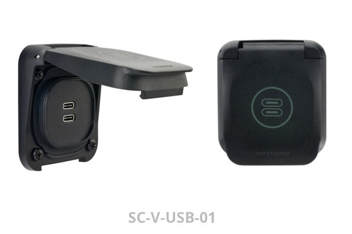 Scanstrut SC-V-USB-01 Dual USB-C Ventura Scanstrut SC-V-USB-01 Dual USB-C Ventura